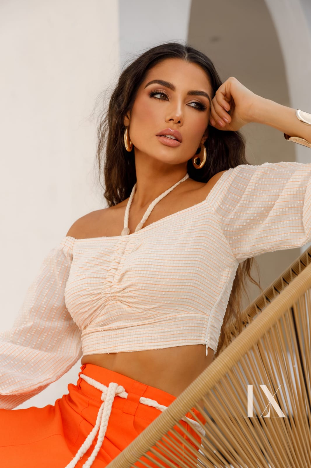 Conjunto Blusa e Saia Silvie
