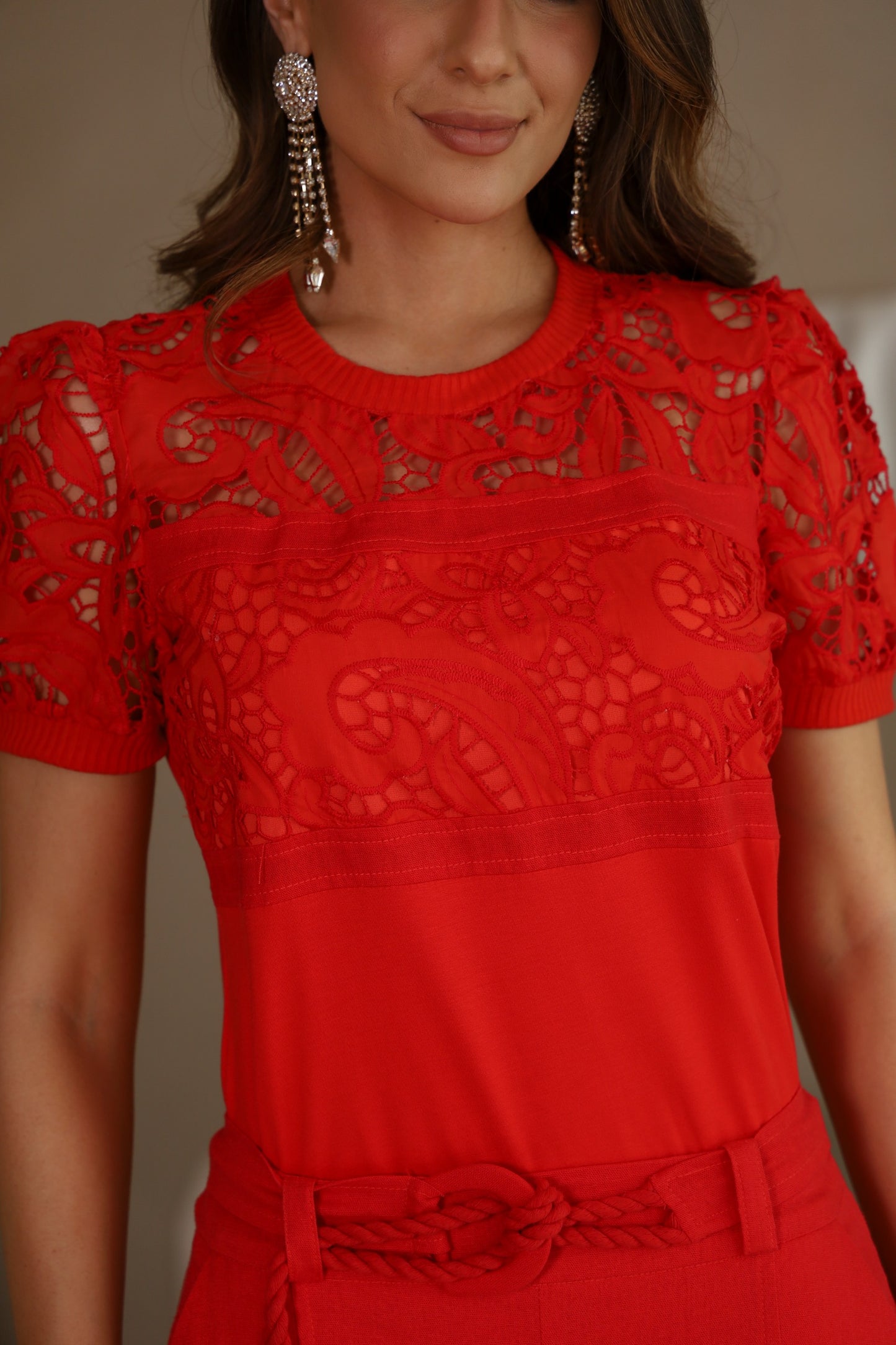 Tshirt de Laise com Viscolycra