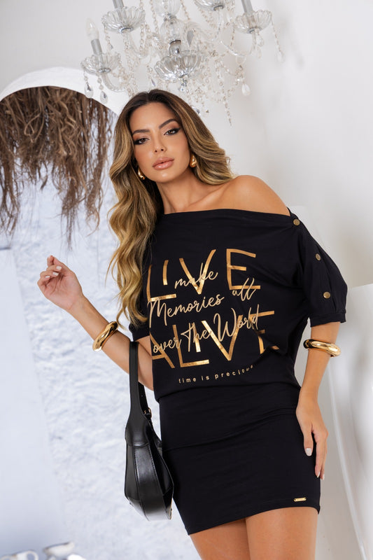 Vestido Botão