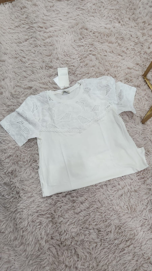 Tshirt de Viscolycra com Laise
