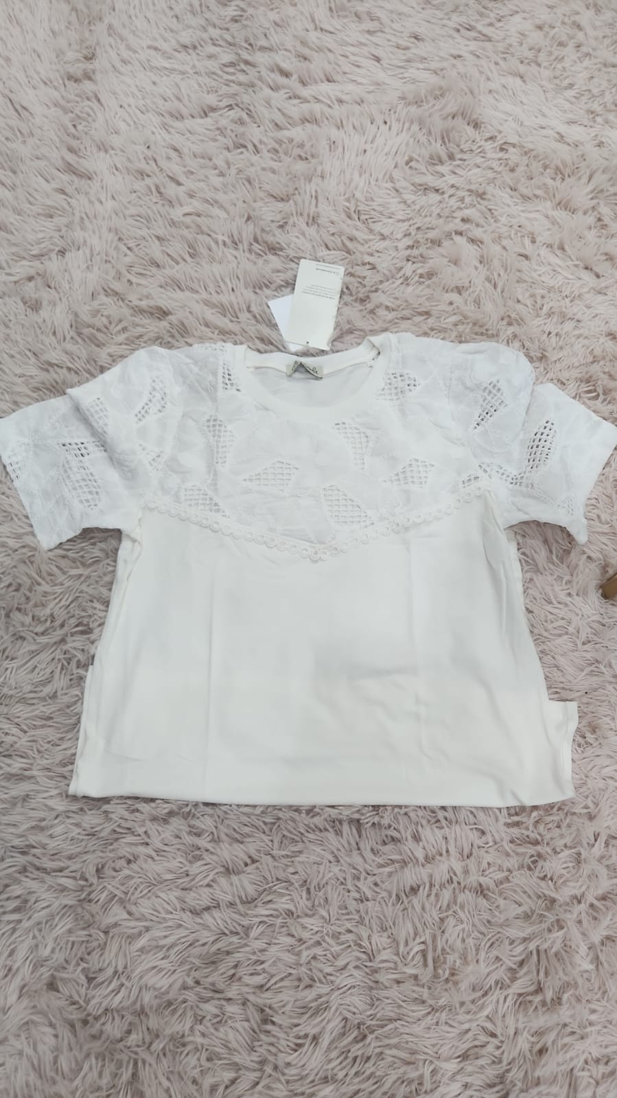 Tshirt de Viscolycra com Laise